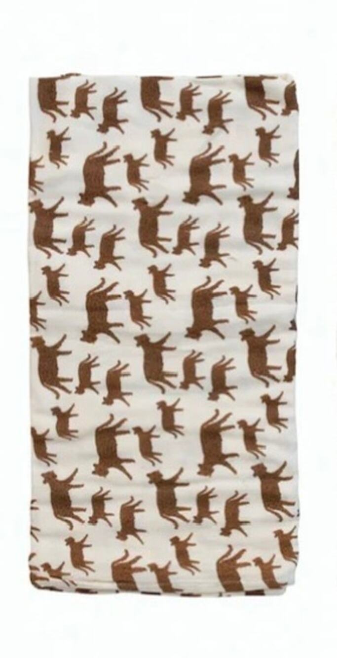 NEW Creative Co-Op Cotton Swaddle Cloth 
Blanket in Cheetah Print, NWT